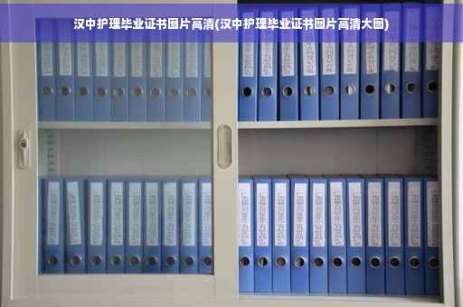 汉中护理毕业证书图片高清(汉中护理毕业证书图片高清大图)