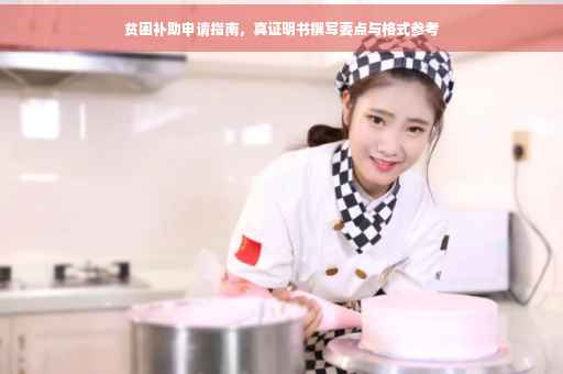 贫困补助申请指南，真证明书撰写要点与格式参考