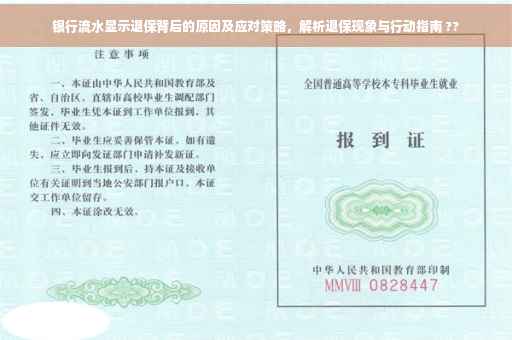 银行流水显示退保背后的原因及应对策略，解析退保现象与行动指南 ??
