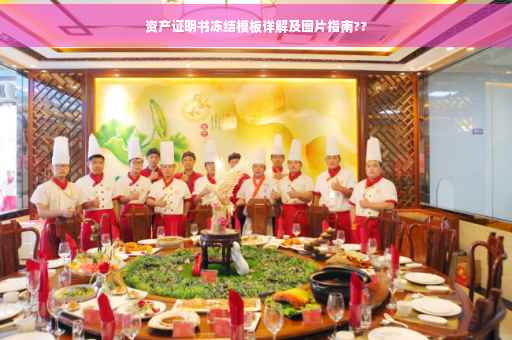 资产证明书冻结模板详解及图片指南??