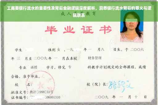 工商要银行流水的重要性及背后金融逻辑深度解析，洞悉银行流水背后的意义与逻辑联系