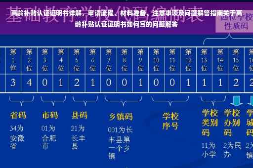 高龄补贴认证证明书详解，申请流程、材料准备、注意事项及问题解答指南关于高龄补贴认证证明书如何写的问题解答
