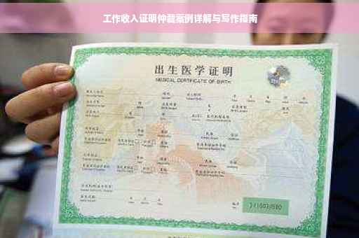 工作收入证明仲裁案例详解与写作指南