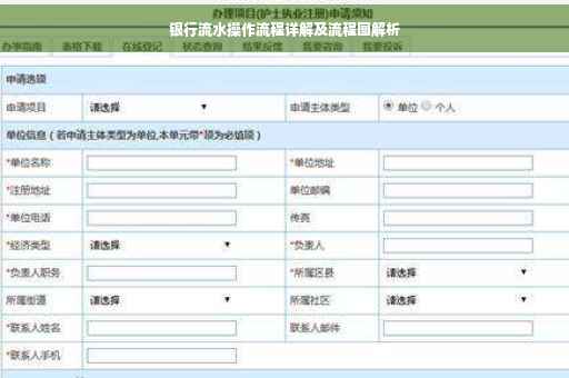 银行流水操作流程详解及流程图解析