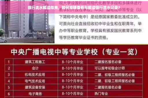 银行流水解读指南，如何准确查看与解读银行流水记录？