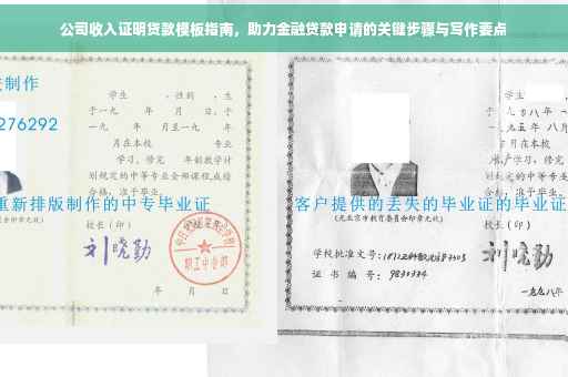 公司收入证明贷款模板指南，助力金融贷款申请的关键步骤与写作要点