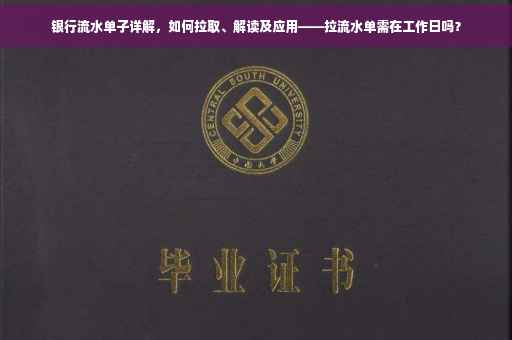 银行流水单子详解，如何拉取、解读及应用——拉流水单需在工作日吗？