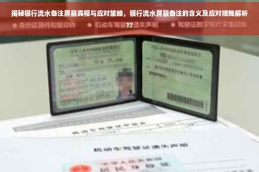揭秘银行流水备注屏蔽真相与应对策略，银行流水屏蔽备注的含义及应对措施解析??