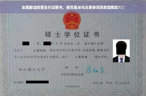 全面解读经费支付证明书，撰写要点与注意事项及类型概览?⚡️
