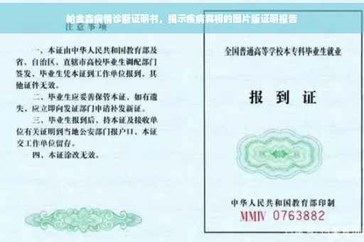 帕金森病情诊断证明书，揭示疾病真相的图片版证明报告