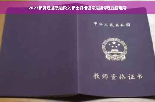 2023护资通过率是多少,护士资格证号是编号还是管理号