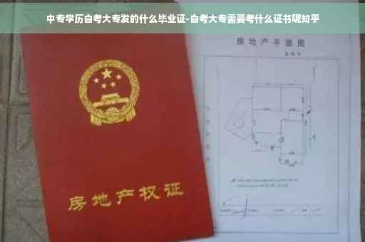 中专学历自考大专发的什么毕业证-自考大专需要考什么证书呢知乎