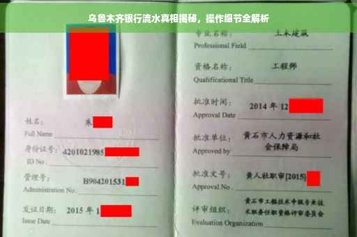 乌鲁木齐银行流水真相揭秘，操作细节全解析