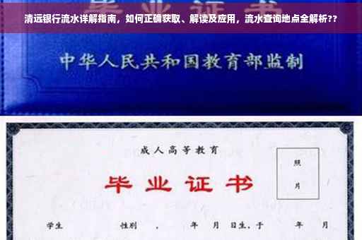 清远银行流水详解指南，如何正确获取、解读及应用，流水查询地点全解析??