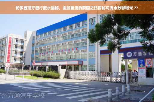 伦敦西班牙银行流水揭秘，金融巨流的跨国之旅探秘与流水数额曝光 ??