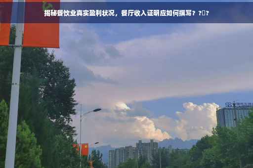 揭秘餐饮业真实盈利状况，餐厅收入证明应如何撰写？?️?