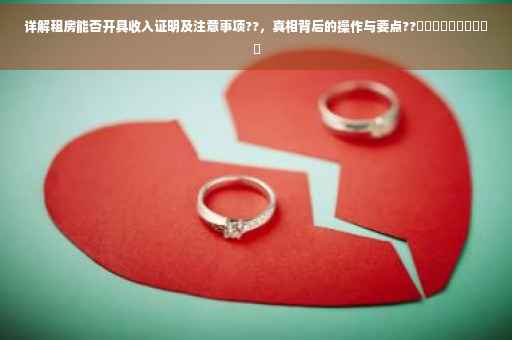 详解租房能否开具收入证明及注意事项??，真相背后的操作与要点??​​​​​​​​​​