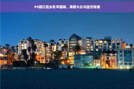 PS银行流水名字揭秘，真相大白与操作指南
