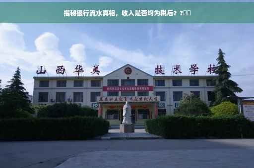 揭秘银行流水真相，收入是否均为税后？?⚡️