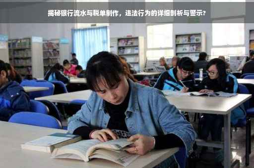 揭秘银行流水与税单制作，违法行为的详细剖析与警示?