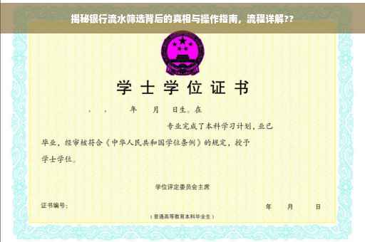 揭秘银行流水筛选背后的真相与操作指南，流程详解??