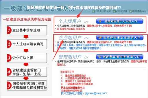 揭秘贷款购房关键一环，银行流水审核过程及所需时间??