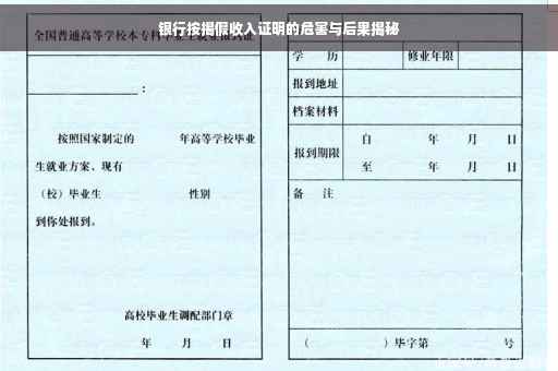 银行按揭假收入证明的危害与后果揭秘