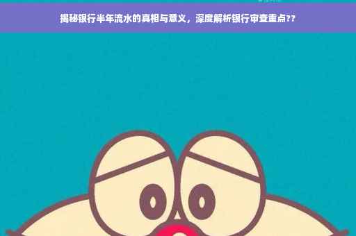 揭秘银行半年流水的真相与意义，深度解析银行审查重点??