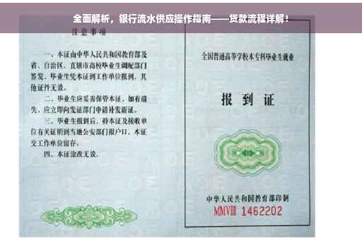 全面解析，银行流水供应操作指南——贷款流程详解！