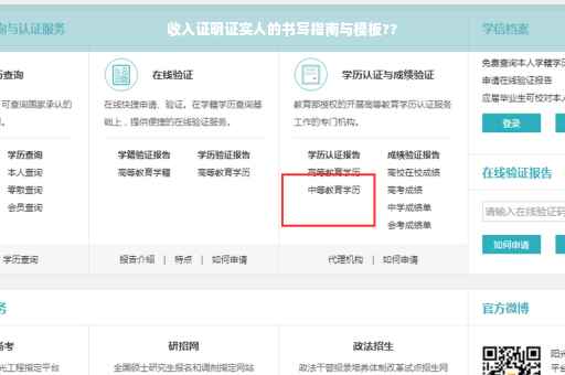 收入证明证实人的书写指南与模板??