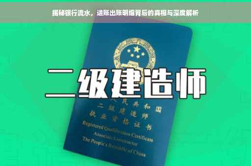 揭秘银行流水，进账出账明细背后的真相与深度解析