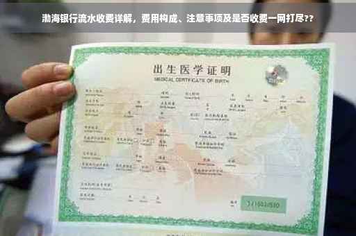 渤海银行流水收费详解，费用构成、注意事项及是否收费一网打尽??