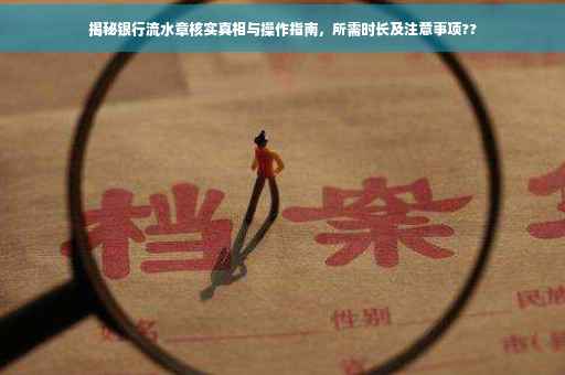 揭秘银行流水章核实真相与操作指南，所需时长及注意事项??