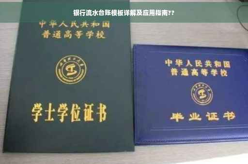 银行流水台账模板详解及应用指南??