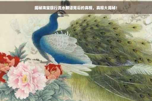 揭秘淘宝银行流水翻译背后的真相，真相大揭秘！