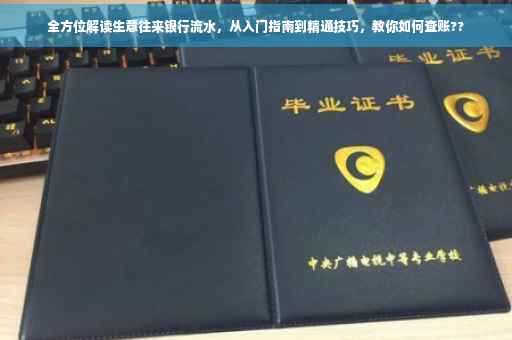 全方位解读生意往来银行流水，从入门指南到精通技巧，教你如何查账??