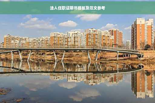 法人任职证明书模板及范文参考