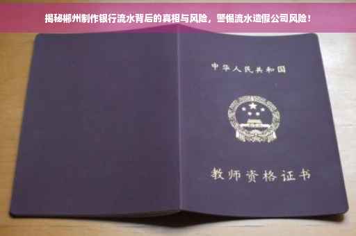 揭秘郴州制作银行流水背后的真相与风险，警惕流水造假公司风险！