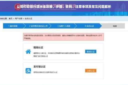 公司打印银行流水全攻略，步骤、资料、注意事项及常见问题解析