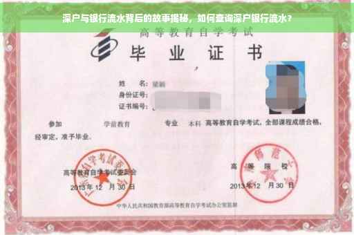 深户与银行流水背后的故事揭秘，如何查询深户银行流水？