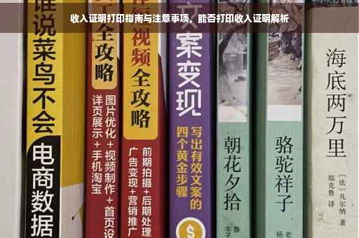 收入证明打印指南与注意事项，能否打印收入证明解析