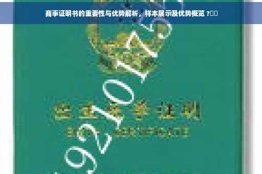 商事证明书的重要性与优势解析，样本展示及优势概览 ?⚡️