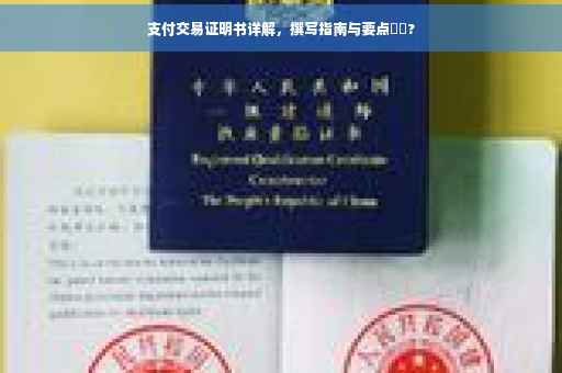 支付交易证明书详解，撰写指南与要点⚡️?
