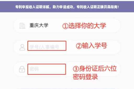 专利申报收入证明详解，助力申请成功，专利收入证明正确开具指南！