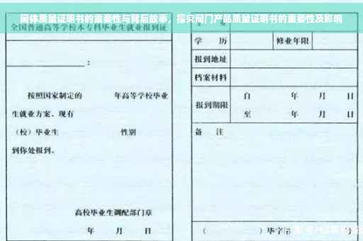 阀体质量证明书的重要性与背后故事，探究阀门产品质量证明书的重要性及影响