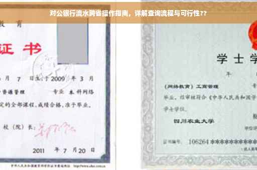 对公银行流水跨省操作指南，详解查询流程与可行性??