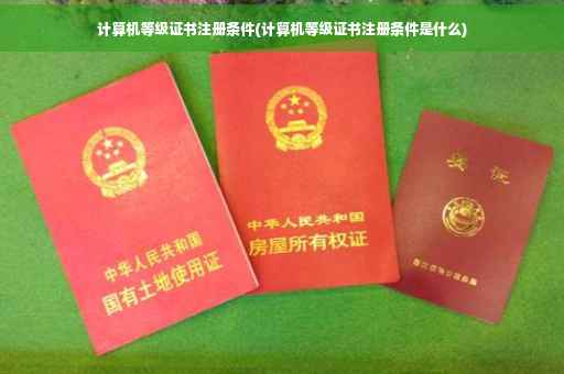 计算机等级证书注册条件(计算机等级证书注册条件是什么)