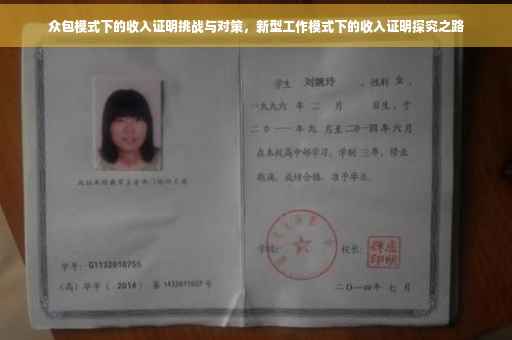 众包模式下的收入证明挑战与对策，新型工作模式下的收入证明探究之路
