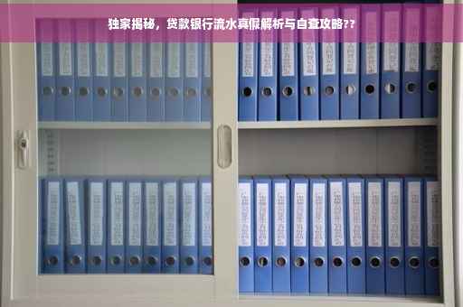独家揭秘，贷款银行流水真假解析与自查攻略??