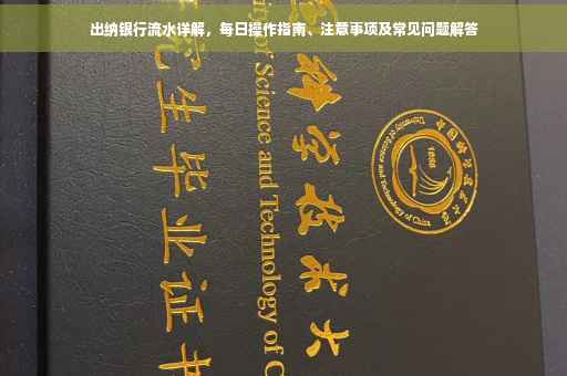 出纳银行流水详解，每日操作指南、注意事项及常见问题解答